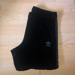 Beautiful velvet Adidas leggings